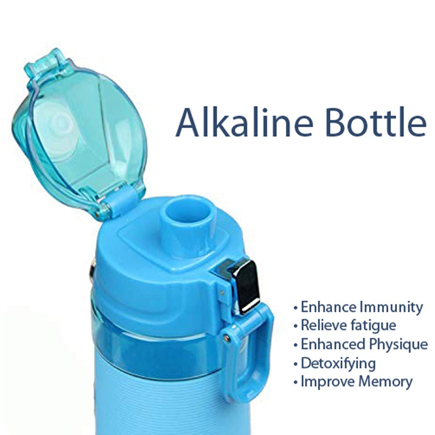 Alkaline Water Bottle, with Food Grade Plastic, Stylish and Portable (Particulates not included) Alkaline Water Bottle, with Food Grade Plastic, Stylish and Portable (Particulates not included)